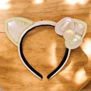 Loungefly Sanrio Hello Kitty 50th Anniversary Metallic Gold Ear Headband…